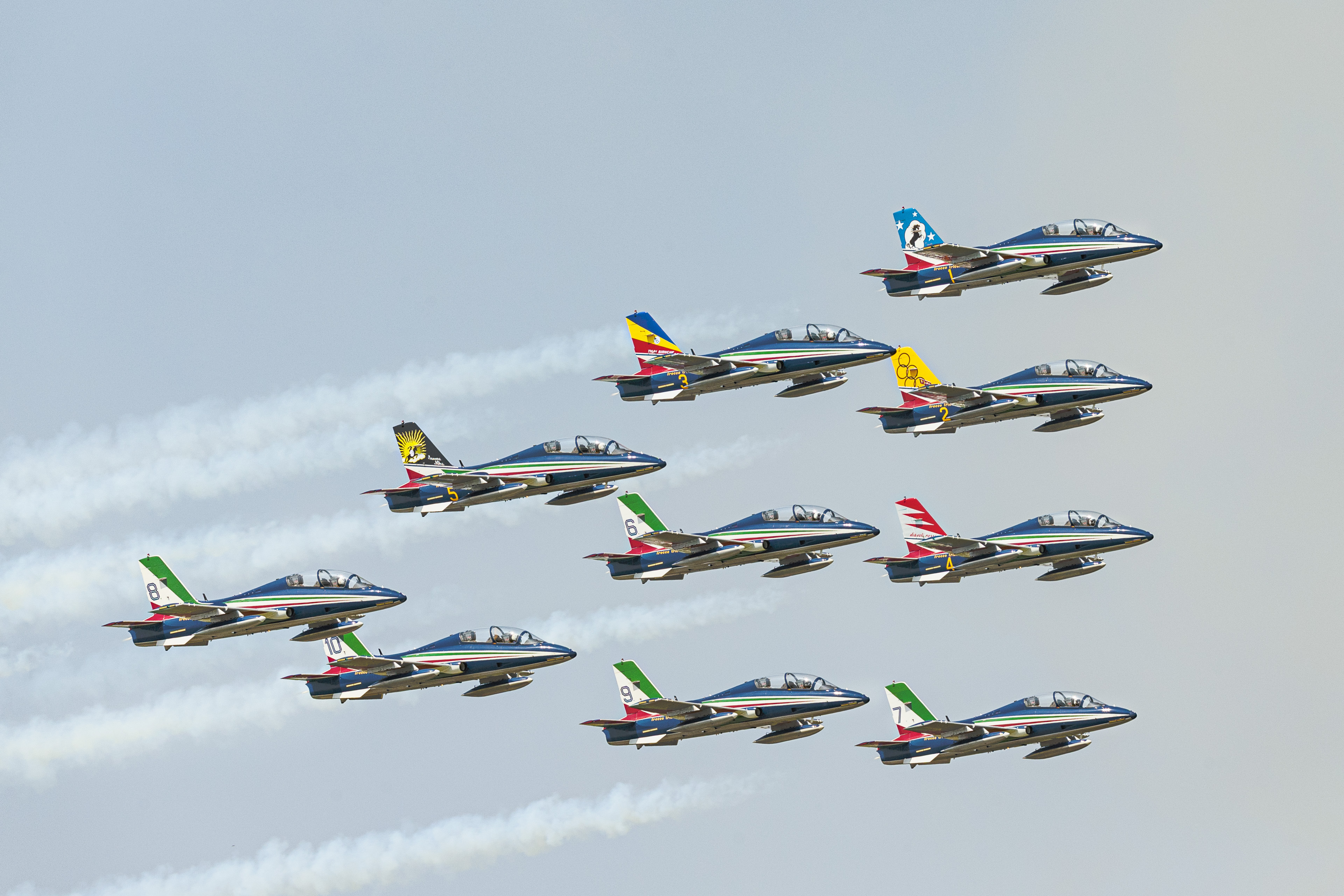 Frecce Tricolori a Thiene viabilit regole orari e particolari